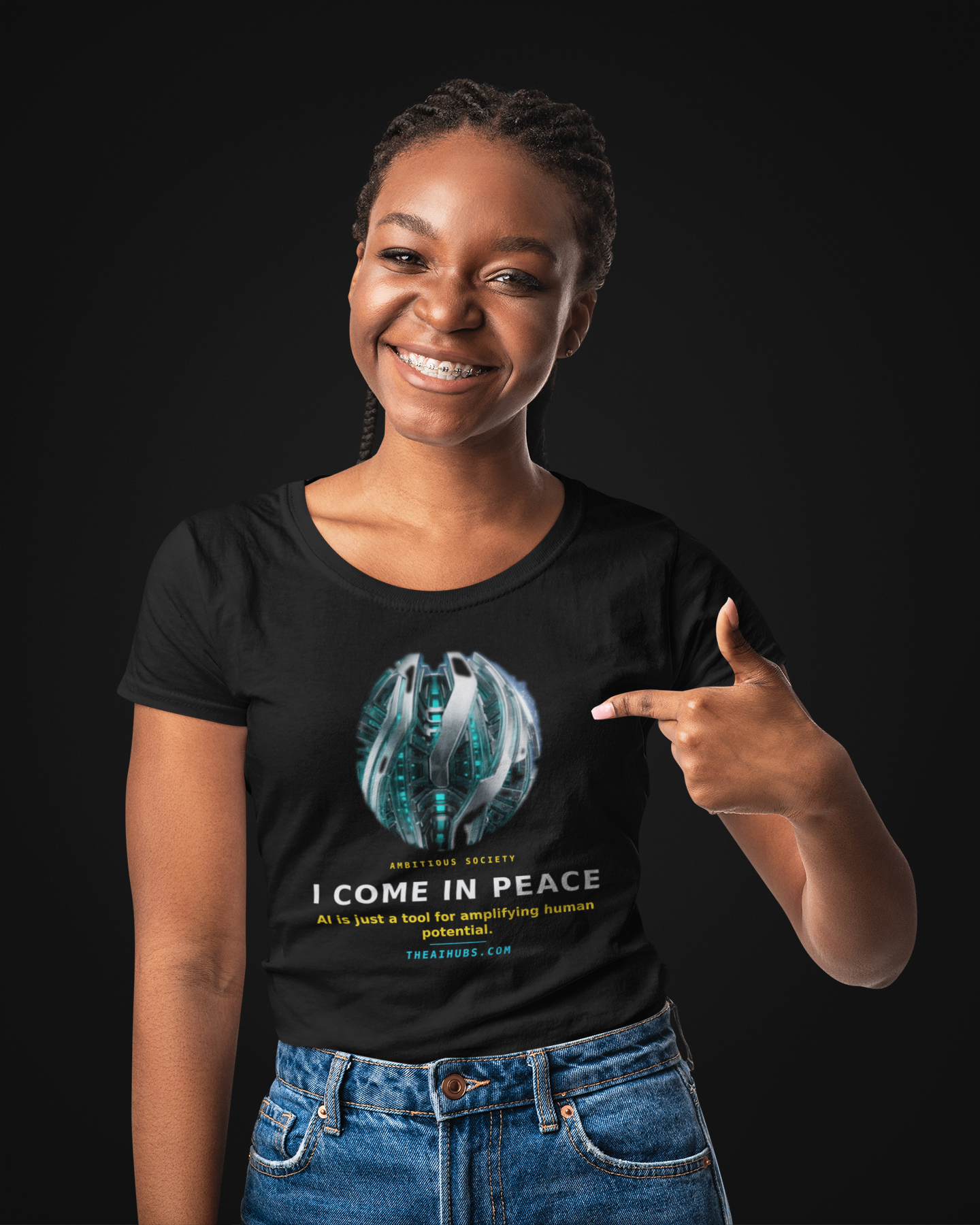 I Come In Peace Tee — view 2
