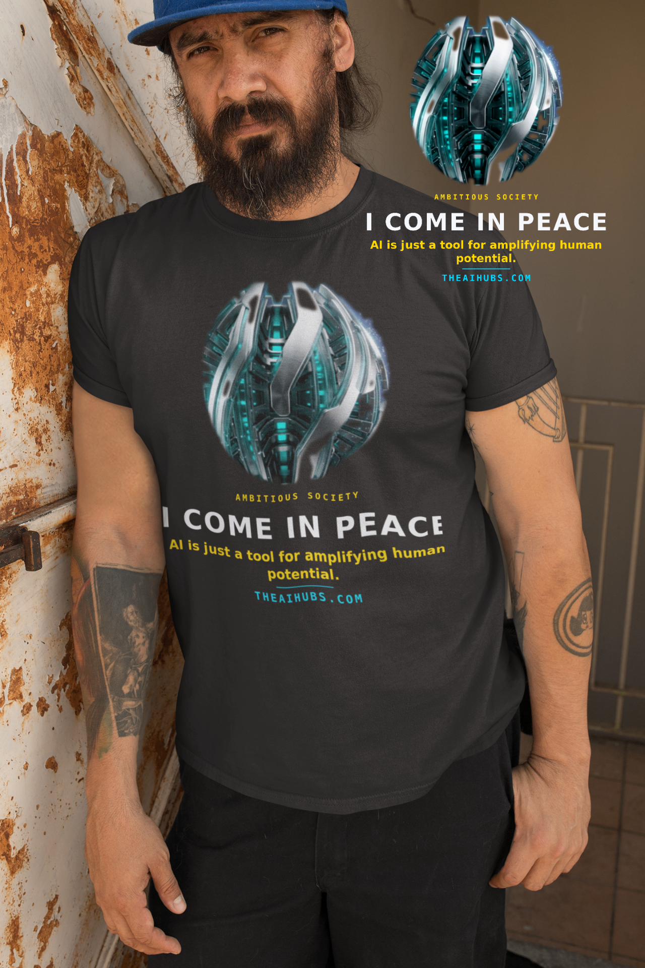 I Come In Peace Tee — view 1
